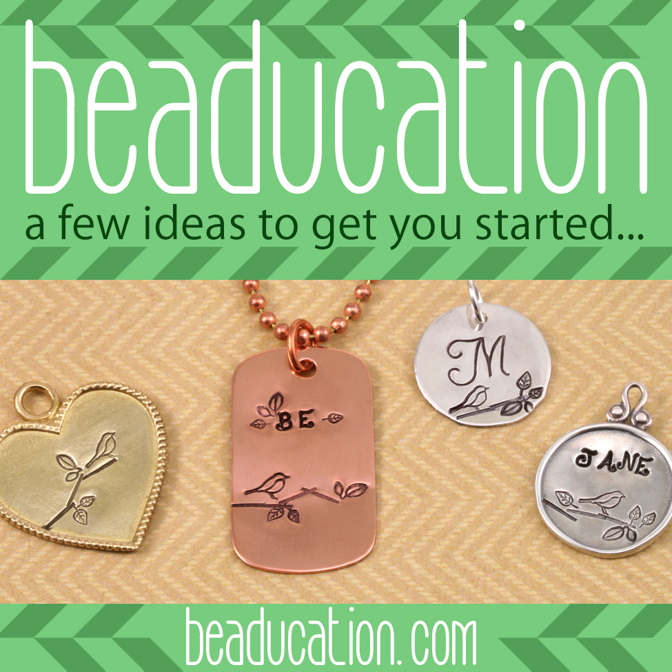 Metal Stamping Tools Beaducation Design Stamp Collection: Bird on a Branch